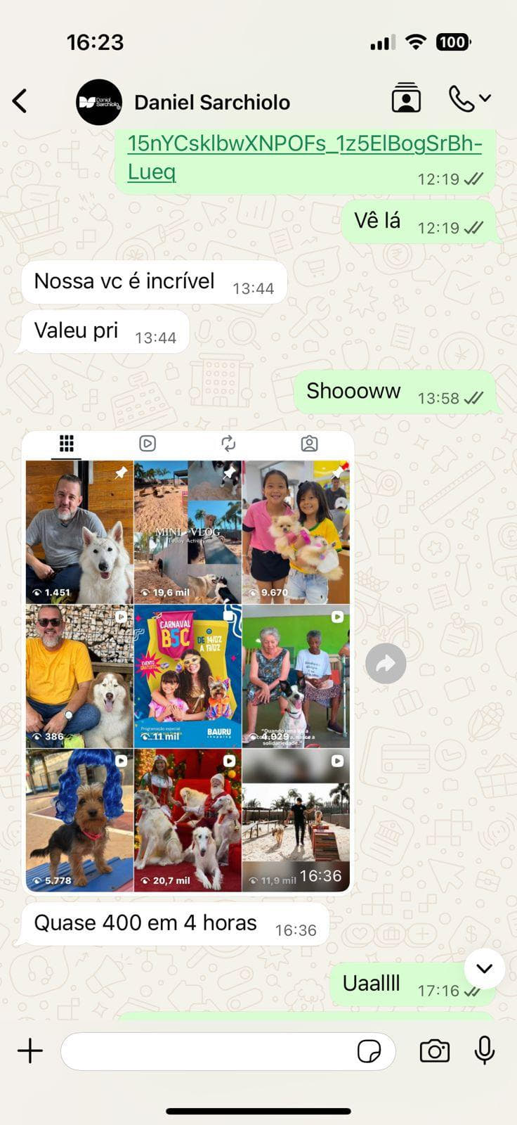 Depoimento de cliente