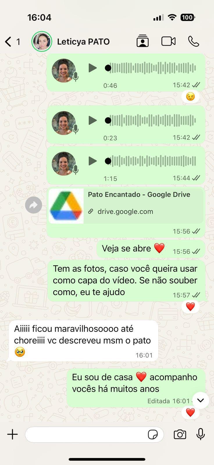 Depoimento de cliente